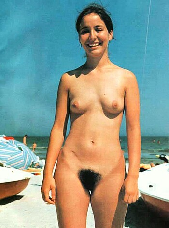 "Here's a fucking hot chick posing au naturel on some fucking beach, dudes."