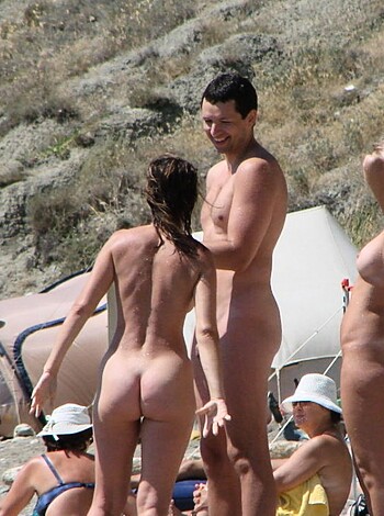 "Sexy couples fucking on the sandy shore with zero modesty or reserve. Get ready to witness some serious dick-sucking and pussy-eating action in this image."