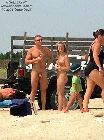 "Yo, check out this hot ass couple fuckin' on the sandy shore, motherfucker!"