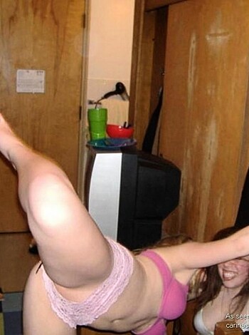 """
F***ing bitch shows her ass while splitting in front of an open closet!
"""