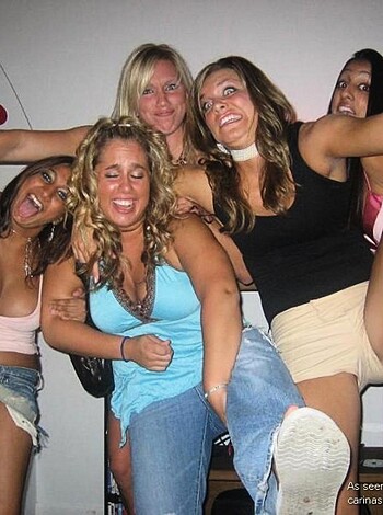 "Yo bitches know how to twerk like fucking professionals, huh? Fuckin' sexy hoes!"