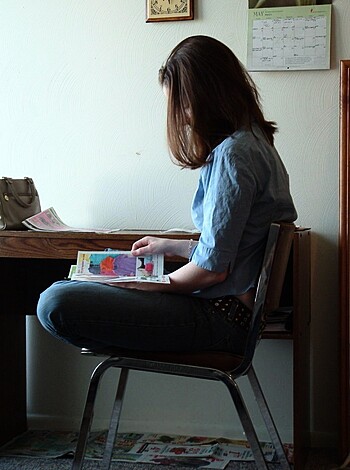 "What the f*ck is this sh*t? A bored-ass hoe with a book, yawnin' like she actually gives a f*ck about that piece of literature."