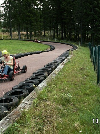 """
Get ready to witness some fucking intense shit as this guy tears up the goddamn go-kart track like a motherfucker! 
"""
