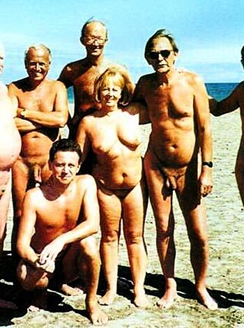 "Gruesome naked seniors frolicking on the shore."