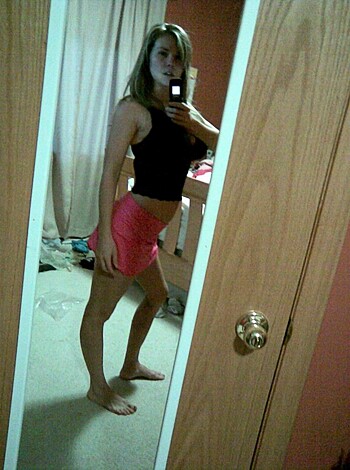 Young BLOND SELF SHOT and her Big Boobs - Photo 1