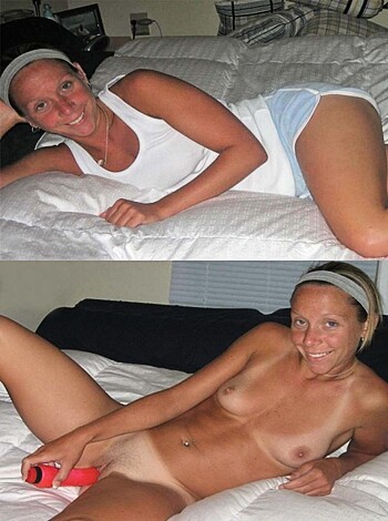 Girlfriend dressed - undressed  - Photo 1