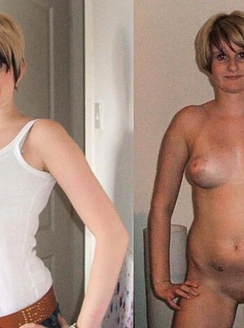 Girlfriend dressed - undressed  - Photo 3