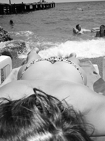 My Young wife at the beach  - Photo 21
