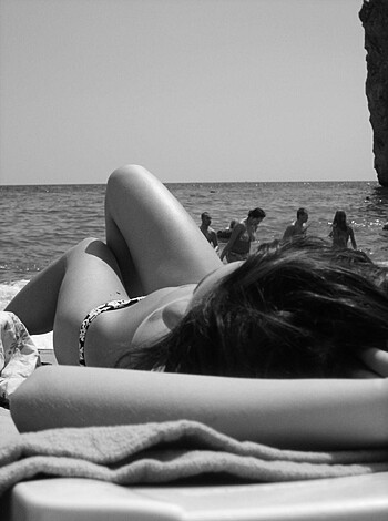 My Young wife at the beach  - Photo 46