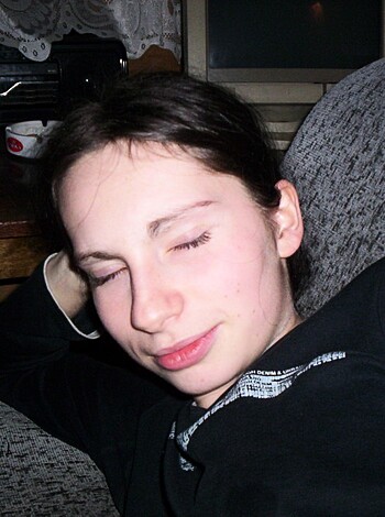 """Fuckin' chick ass-up with her dumb eyes shut. """