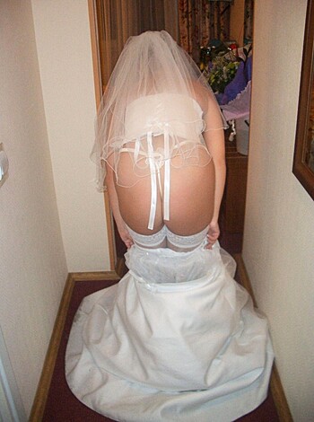 Amateur Hot Bride a her Wedding Night - Photo 46