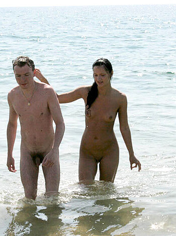 "Fucking nude couple on a fuckin' shore."