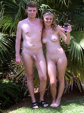 "Yo, check out this fuckin' picture of some bare ass bitches grindin' on each other outside."