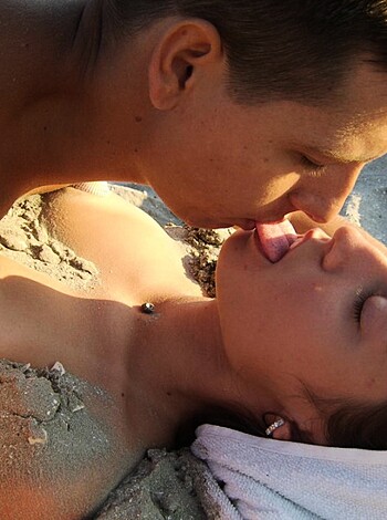 Nice girls at trip to nude beach - Photo 21