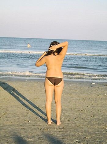 Nice girls at trip to nude beach - Photo 30