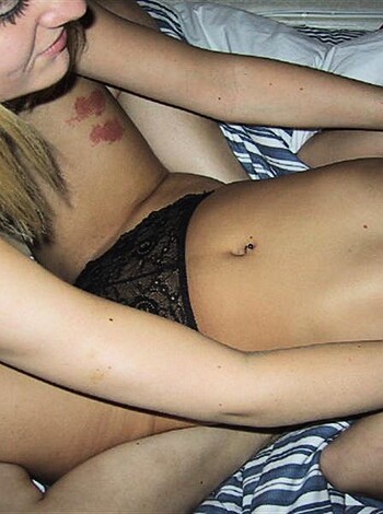 Amateur Set - 2 lesbian girls with 1 boy - nice - Photo 14