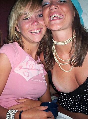Cunt-lickin', tit-suckin' dykes chuggin' on their booze, wearin' frigid pearls 'round their necks.