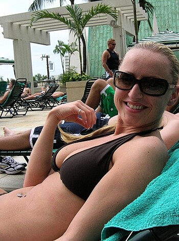 Amateur Stacey and her  Photos from Beach, Bedroom - Photo 1
