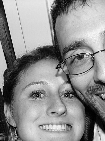 A couple, both with dicks in their mouths, fucking face at a raunchy soirée.
