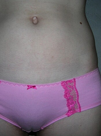 A fucking pink bra and panty set, you goddamn pervert.