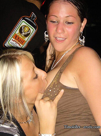Drunk Girls at Wild Homemade Party - Photo 33