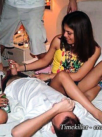 Drunk Girls at Wild Homemade Party - Photo 37