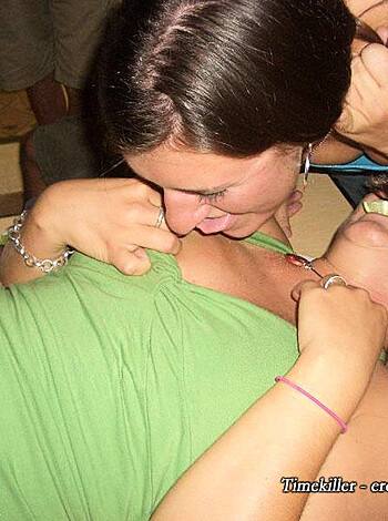 Drunk Girls at Wild Homemade Party - Photo 42