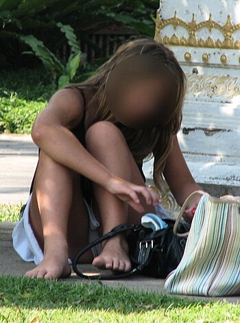 Upskirt for real voyeur 14 - Photo 46