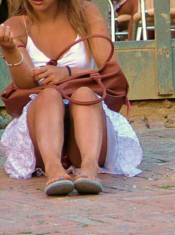 Upskirt for real voyeur 14 - Photo 48