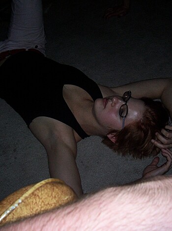Tattooed chick at a private party  - Photo 16