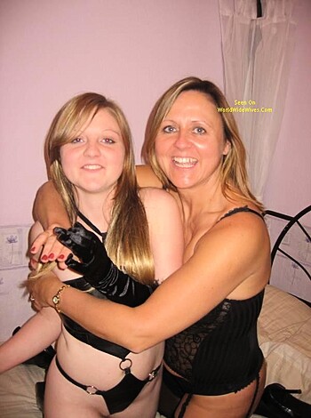 "Two fucking sluts in sexy lingerie tied up like cum dumpsters."