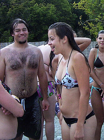 College Initiations: Wet Games. Part 4.  - Photo 18