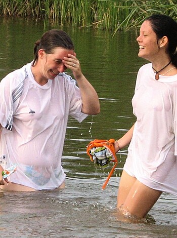 College Initiations: Wet Games. Part 4.  - Photo 27