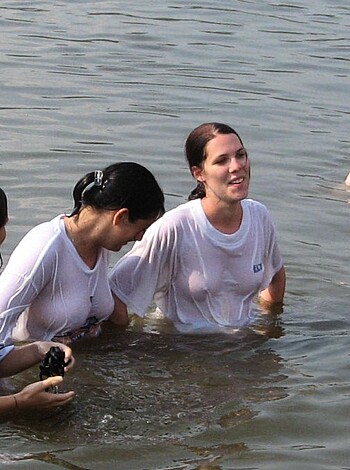 College Initiations: Wet Games. Part 4.  - Photo 40