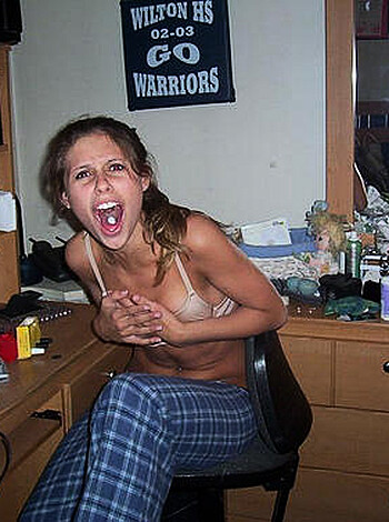 "What the f*ck is this bullsh*t? A panty-clad chick screamin' like a slut while sittin' on some dumb-ass chair? Who gives a damn, am I right?"
