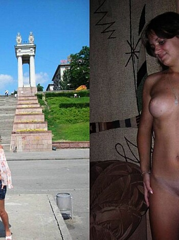 "Here's a nude bitch, taking pics with her tits out and her pussy on full display."