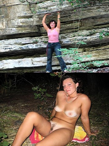 """
A hot bitch in the forest getting fucked.
""