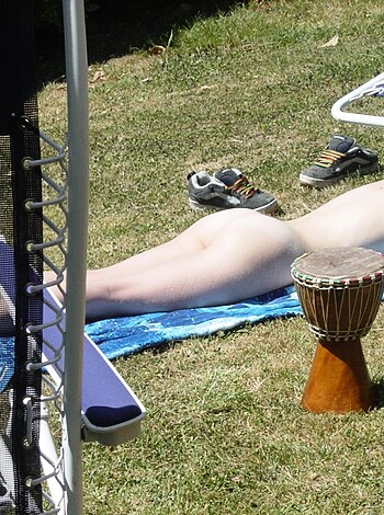 Young nudists and theirs hot summer at the water - Photo 37