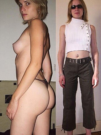 julie french young slut dressed / undressed - Photo 11
