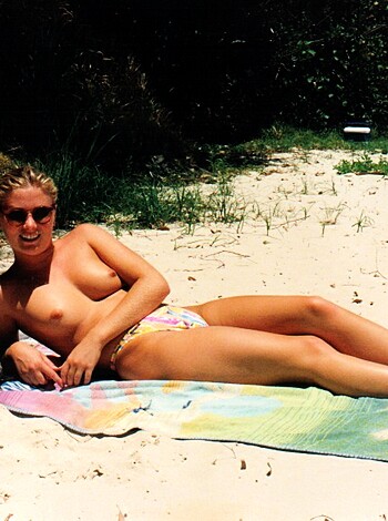 """
Naked boobies out in the open.
"""
