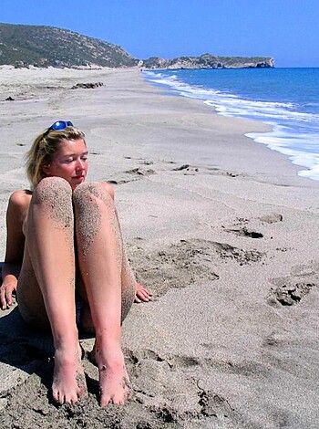 German girl and her Turkish holiday ( Nudist pics  - Photo 35