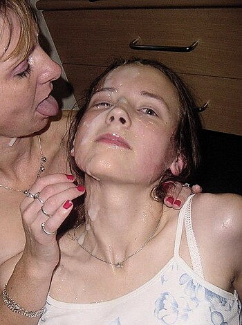 Cumshot, cumshot, cumshot on the face - Photo 21