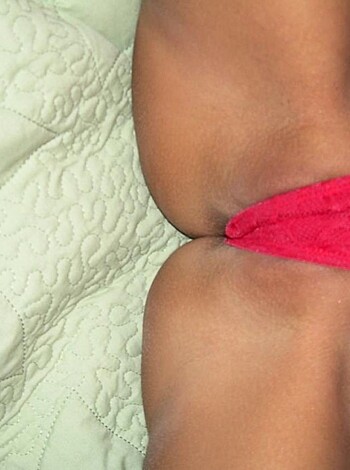 "Fucking hot babe with perfect tits and ass, wearing sexy red panties."