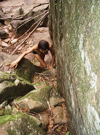 Young wife outdoor nude - Photo 11