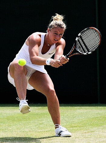 "Bitch is hitting that fucking ball with her racket on the goddamn court."