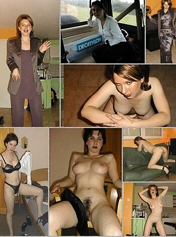 A collection of naked chicks, flaunting their tits and asses, caught on camera in different locations.