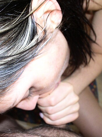 Amateur Girlfriend in underwear  with dildo - Photo 16