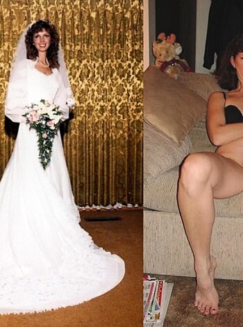 "Here's a goddamn picture of some slutty bitch in her sexy underwear with her pussy hanging out, while another hoe looks down at her hairy snatch."