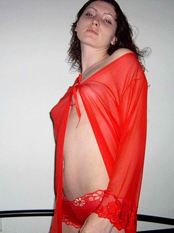 "Grab your dick, fuckboy - here's a close-up of a hot babe in her sexiest undies."