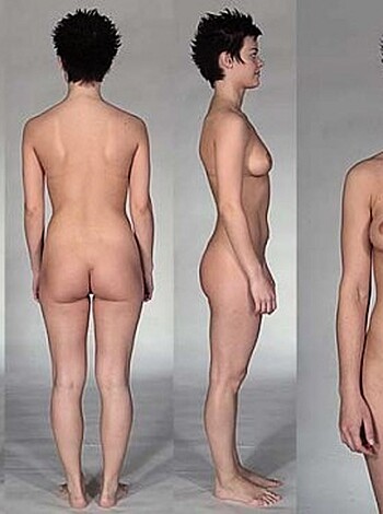 A naked bitch gets all fucking artsy with her tits out and shit, taking pics like a goddamn professional model or some shit.